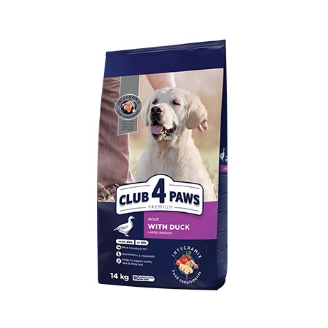 CLUB 4 PAWS PREMIUM SU ANTIENA. VISAVERTIS PAŠARAS DIDELIŲ VEISLIŲ SUAUGUSIEMS ŠUNIMS